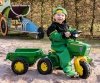 Rolly Toys 052769 Traktor Rolly-Kid John Deere 3-Kołowy z Przyczepą